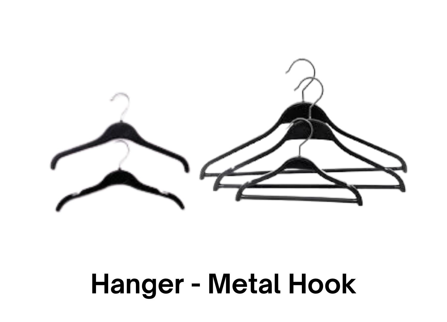 Durable hanger with side grips for coats