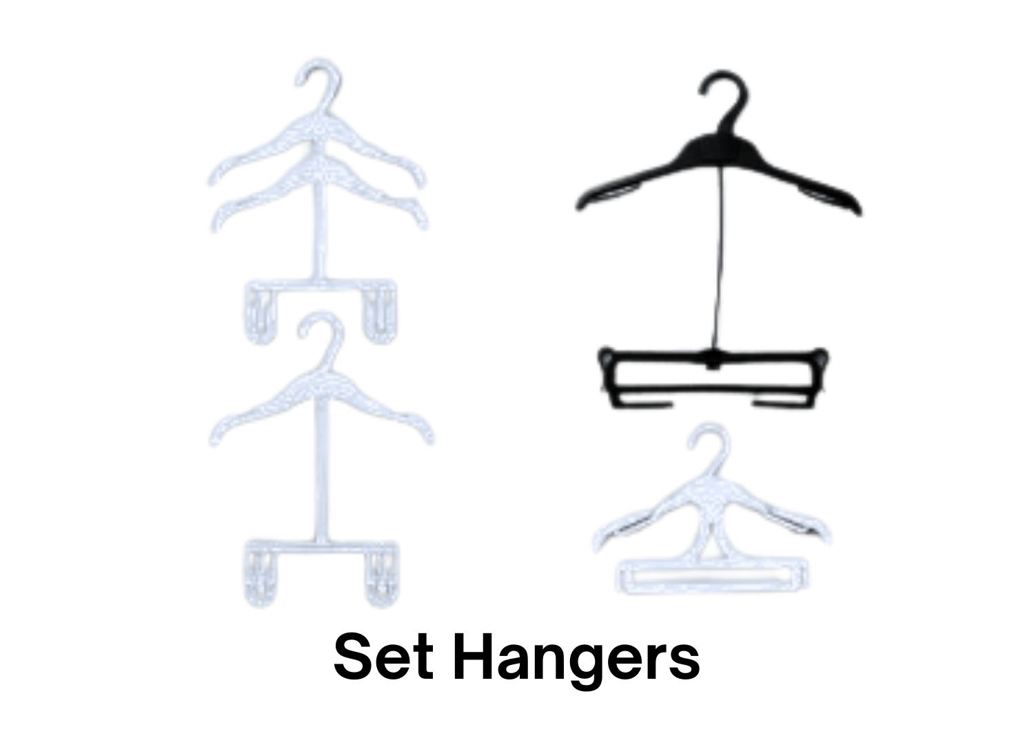 Heavy-duty hanger for industrial garments
