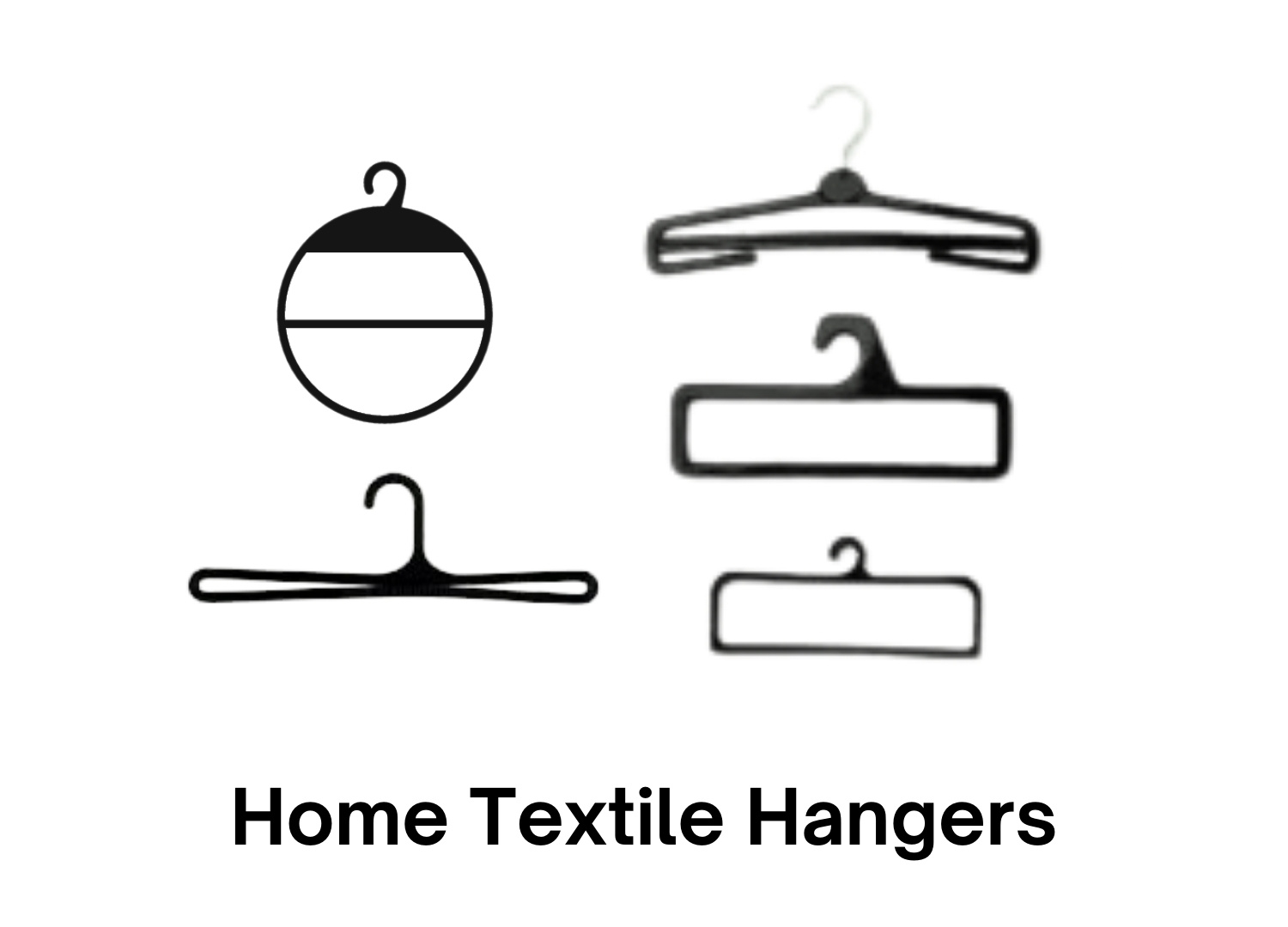 Flat body hanger ideal for bulk storage
